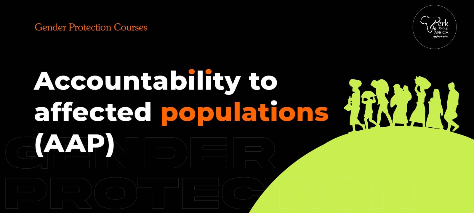 Training Course on Accountability to Affected Populations 